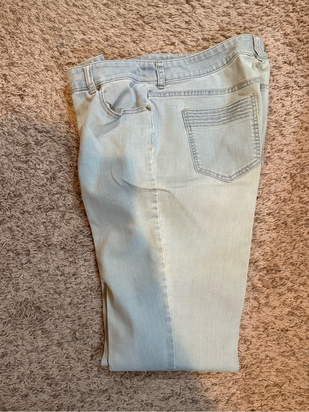 Chico's Pale Blue Straight Leg Jeans